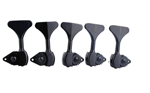 Guyker Cabezal de máquina de bajo (3R + 2L) – Relación 1:20 Afinadores de engranaje abierto Clavijas...