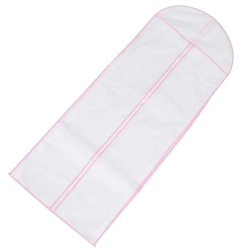 1Pc Nonwoven Wedding Dress Storage Bag Bridal Garment Cover for Dress Protection Long Edge for Travel and Home Use Keeps Gowns Wrinkle