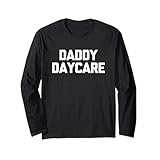 Daddy Daycare - 楽しい言葉 皮肉なノベルティ ステイアットホーム-パパ 長袖Tシャツ