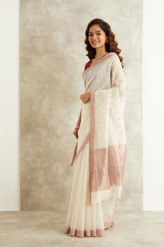 Taneira chanderi silk saree in pure silk – image 3