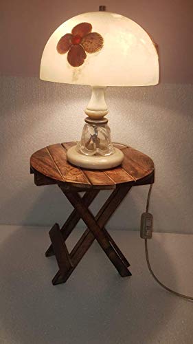 Image of Crown Art SHOPPEECoffee Table with Storage, Mid Century Modern Solid Wood Coffee Table, Small Coffee Tables for Living Room,Walnut B
