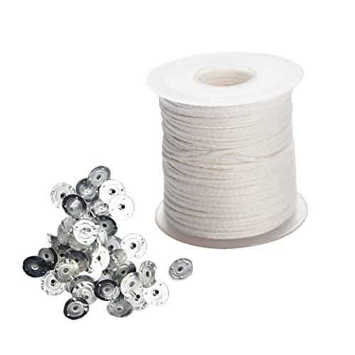 STOBOK Rollo de Mechas de Algodón para Velas