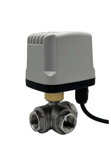 Válvula de bola motorizada de tres vías para automatizar el riego del jardín sin preocuparte 3