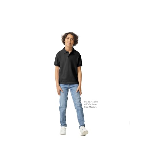 Image of Gildan Kids' DryBlend Short Sleeve Polo, Style G8800b, 3-Pack