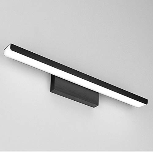 AMCC 16W 41cm White Light LED Dressing Light Simple Toilets Bathroom Mirror Light Decoration Lamps(Brush Black) ADMC (Color : Brush Black)