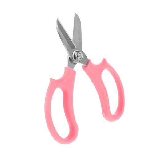 DIKACA 1Pieza Ramas De Inoxidable Con Mango Ergonómico De Jardinería Para Poda Ramas Herramienta Práctica Para Jardín y Fábrica Color Rosa