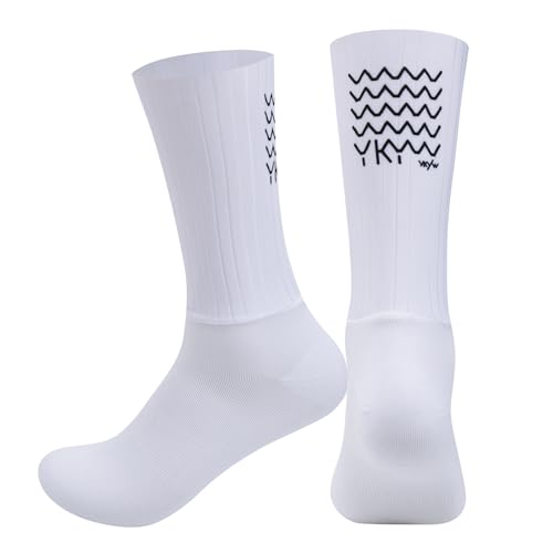 YKYWBIKE Cycling Socks for Men Women-Athletic Crew Bike Socks,MTB Riding Socks,Compression Biking Socks for Men Cycling2