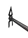 DeWit Long Handle Comby 2-Tine Cultivator/Diamond Hoe