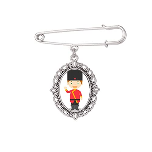 Broche art déco russe taille M accessoire vêtement femme