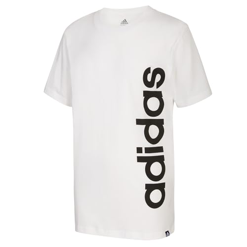 Image of Adidas Boys Short Sleeve Linear Logo T-Shirt