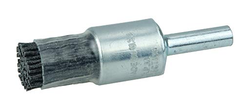 Image of Weiler 86100 1 /2 inch Burr-RX Coated Cup End Brush, .026 /120CG Crimped Fill, Made in the USA (Pack of 10)