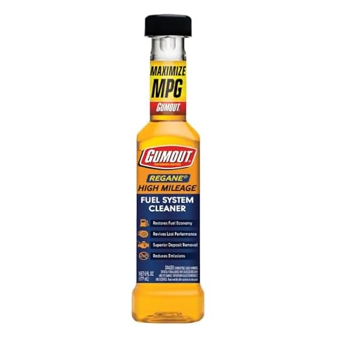 Gumout 510023 Regane High Mileage Fuel System Cleaner, 6 oz. (Pack of 6) Cover