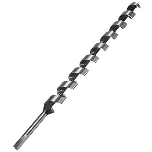 EsportsMJJ 460mm 6-28mm Vástago Hexagonal Brad Point Broca Espiral Herramienta de Perforación de Madera