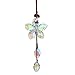 uzoho Car Rear View Mirror Ornament Car Pendant Crystal Snowflake Hanging Ornament Car Accessories