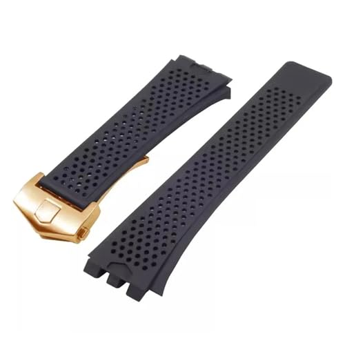 Bracelet silicone de qualité supérieure pour montre TAG Heuer Carrera 22mm