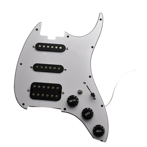 Circuit guitare électrique SSH pickguard arc 2T1V commutable