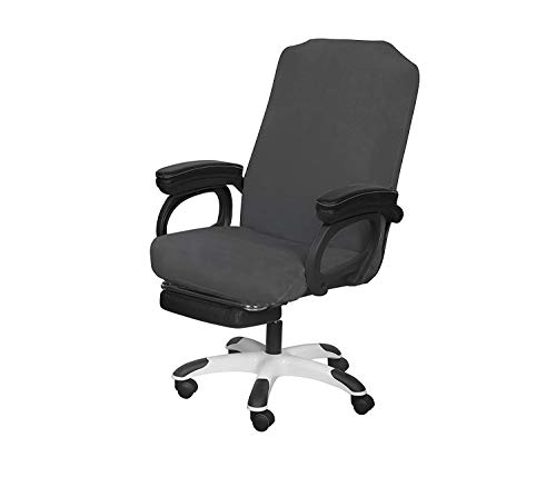 Image of SARAFLORA Office Chair Covers Stretch Washable Computer Chair Slipcovers for Universal Rotating Boss Chair Medium Size