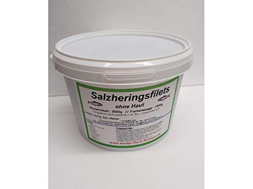 GreetFish Salzheringsfilet, Einzelfilets ohne Haut, 500g