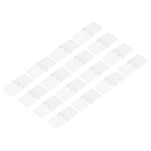 QUARKZMAN RC Scharniere 0.9x0.5 Einstellbar Modell Flugzeug Fernbedienung Flugzeug Flügel Teile Viereckig Plastik Loseblatt 16 Stk