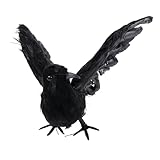Photo Gallery wllxtk decorazione di halloween crow simulato simile a una vita per ornamenti per esterni per la festa di halloween Photo Gallery wllxtk decorazione di halloween crow simulato simile a una vita per ornamenti per esterni per la festa di halloween