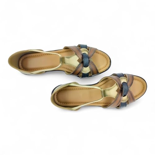 Image of Woman's Flat Comfortable Sandal | Doctor Insole Soft & Comfortable | Best For All Seasons | True Anti-Skid TPR Sole | Fashionable & Trendy (W-14)