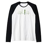 pulse, egk e battito cardiaco con asparagi maglia con maniche raglan