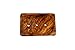 Portasapone rustico in legno d'ulivo decorativo per il bagno ca. 12 x 8 cm
