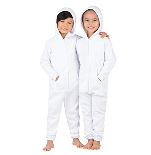 Joggies - Family Matching White Suger Hoodie Onesies for Boys, Girls, Men, Women and Pets - Infant - XLarge (Fits 12-18mos.)