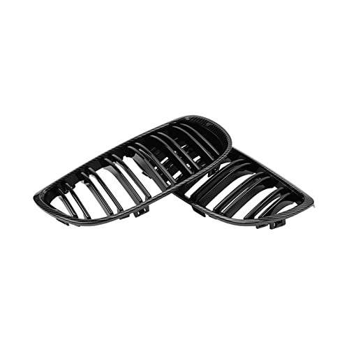 Parrilla de riñón en gloss black para renovar el parachoques de tu coche Serie 3 E92 2