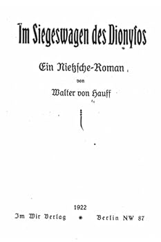 Paperback Im Siegeswagen des Dionysos. Ein Nietzsche-roman [German] Book