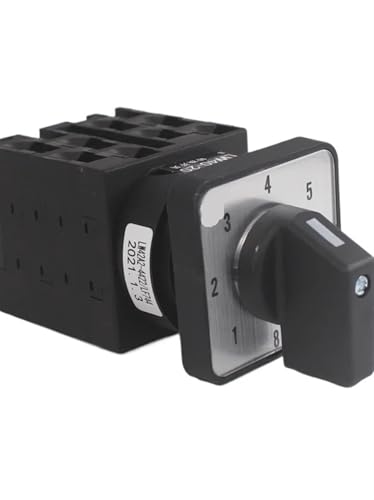 Interruptor universal de levas rotativo con conmutación por voltaje de 8 vías 20A 4