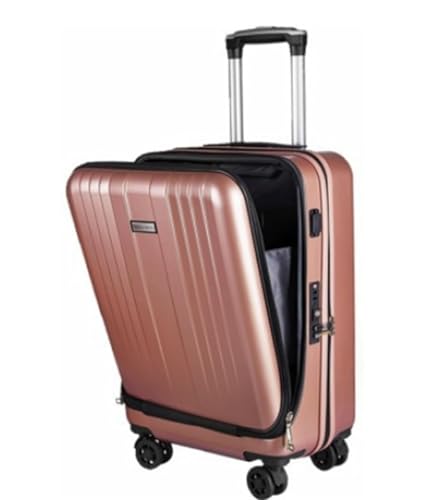 Maleta de Viaje, Recargable, rígida, con USB, para Equipaje de Mano, facturada, con Ruedas (B, 28 Pulgadas)
