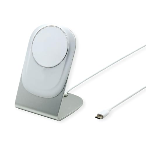 ROLINE Chargeur magnétique à Induction avec Support pour appareils Mobiles, 15W