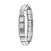 Italian Style Charms Silver Bracelet Fits Classic 9mm Italian Charm UK Stock