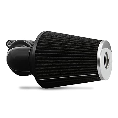 Happy-Motor Black Cone M8 Air Cleaners Filters Automotive Kits For Harley Air Cleaner Cover Touring Road King Street Electra Glide 2017-Up Softail Slim 2018-Up #TOP3