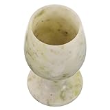 Charme décoratif : son motif de calice et sa finition artisanale en pierre en font un gobelet décoratif visuellement saisissant, idéal pour les mariages, les cérémonies religieuses, les calices de cérémonie ou les verres à liqueur rétro