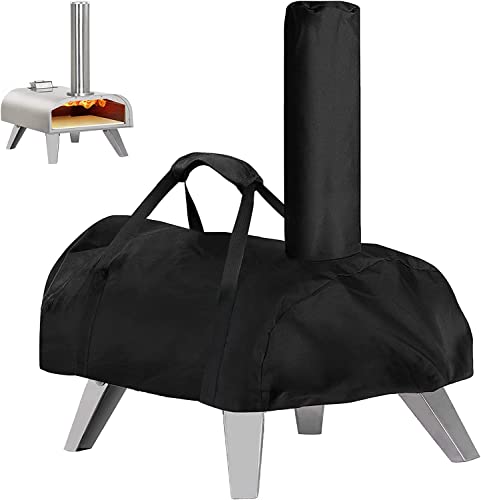 Pizza Oven Cover for BIG HORN Portable Protective Carry Cover Waterproof Pizza Oven Covers with Chimney Outdoor Pizza Oven Accessories