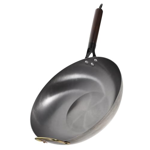 Wok de Hierro con Fondo Plano y Mango Cómodo miniatura 1