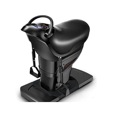Riding Machine for Women and Man, Full Body Workout Machine, Mechanical Bull Riding Machine, Horse Riding Simulator (Black)