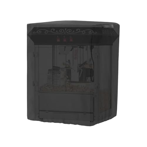 Cubierta de carro de palomitas de maíz - Protector de stand de palomitas de maíz, guardia de equipos comerciales | Recinto impermeable de servicio pesado, escudo de envoltura de máquinas al aire libre