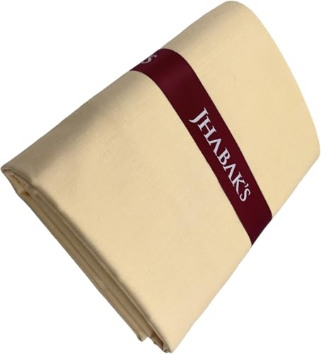 Image of JHABAK'S Unstitched Cotton Blend Solid Shirt & Trouser Fabric - 2.25 m Shirt Cloth - 1.20 m Pant Piece
