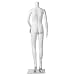 SONGMICS Maniquí Mujer sin Cabeza Realista Desmontable para escaparates Color Blanco MPLM21