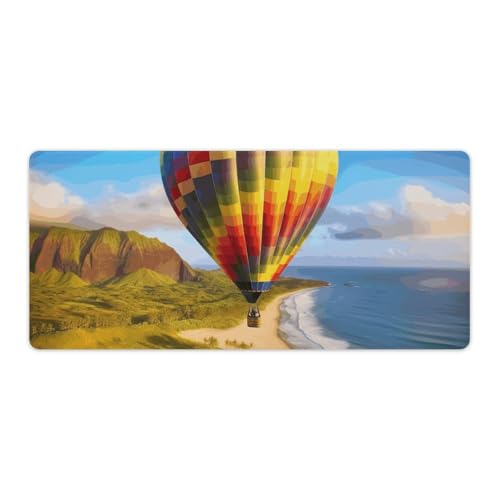 Tapis de souris de jeu hawaïen grand format tapis écriture imperméable