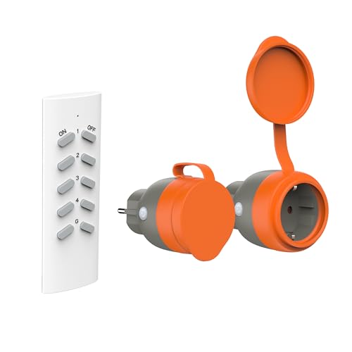 UCOMEN Enchufe Inalámbrico Exterior IP44