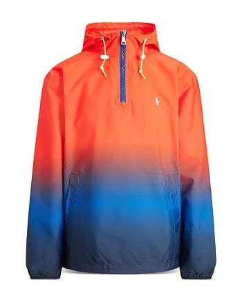POLO RALPH LAUREN Gradient Nylon Windbreaker Repel 1/4 Zip Pullover Jacke,...