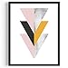 Midcentury Modern Minimalist Midcentury Print Midcentury Art Geometric Art Mid Century Modern Abstract Art Scandinavian Print Mid Century Art Triangles Art Print 8x10