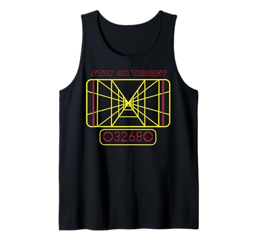 Débardeur Star Wars Line Art Stay On Target coupe ajustée premium et finitions soignées