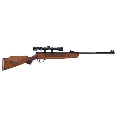 Hatsan 1000X Spring Striker Combo Air Rifle, 25 Caliber, Black Cover