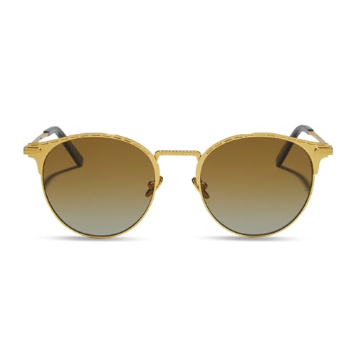 DIFF Star Wars C3PO 2.0 Designer Aviator Sunglasses for Men and Women UV400 Polarized Protection