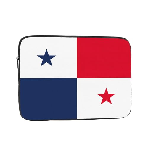Funda de transporte para laptop y tablet, diseño de bandera de Panamá, para cafeterías, entornos de trabajo remoto